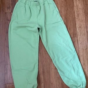 Green Brandy Melville Sweatpants